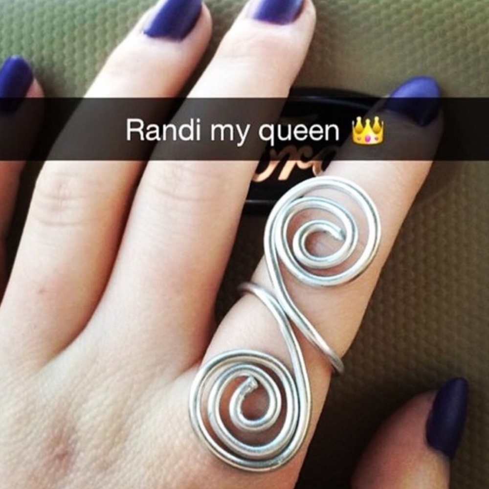 Spiral wire ring (custom made and adjustable)